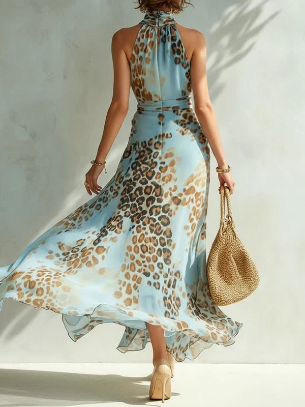 DESIREE – Glamouröses Maxikleid mit Animal-Print